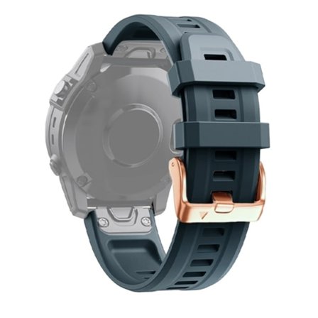 Kompatibel med Garmin Fenix u200bu200b6S 20mm Roséguld Spänne Silikon Armbandsur