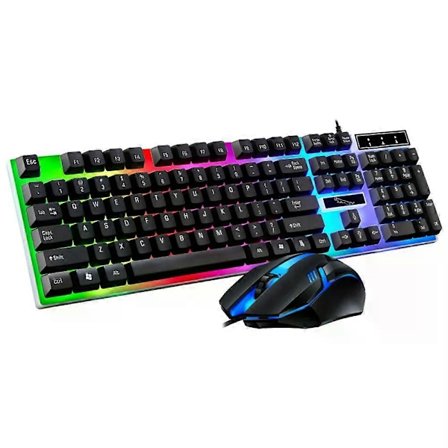 Redragon Tastatur og Mus Sett K552-RGB-BA Mekanisk Gaming Tastatur og Mus Combo Kablet RGB LED 60% for Windows PC Gamere