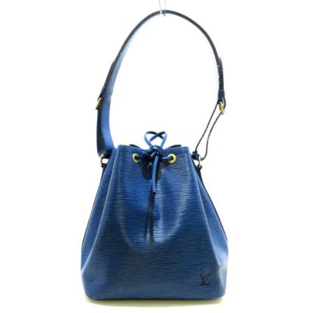 Louis Vuitton Vintage, Pre-owned Leather Shoulder Bag Blauw, Dames, Maat:ONE Size