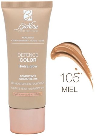 Bionike Defence Color Fondotinta Hydra Glow 105 Miel 30ml