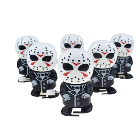 Halloween Zombies Clockwork Toys 6st Halloween Wind Up Leksaker för barn Nyhet Hoppning och promenader Clockwork Leksaker för 6-pack