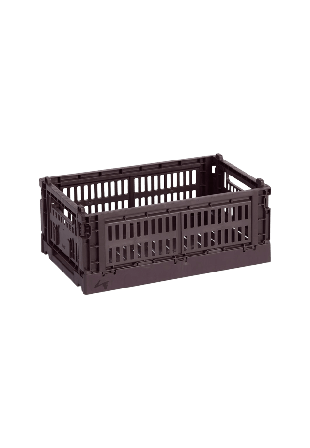 HAY Colour Crate Small Bordeaux Förvaring Lila