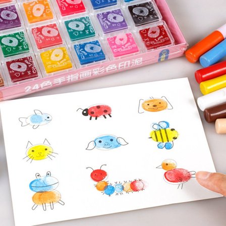 Finger Painting Doodle Book Drawing Lelut - varastossa