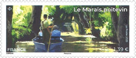 Frankrig - Le Marais Poitevin - Postfrisk frimærke