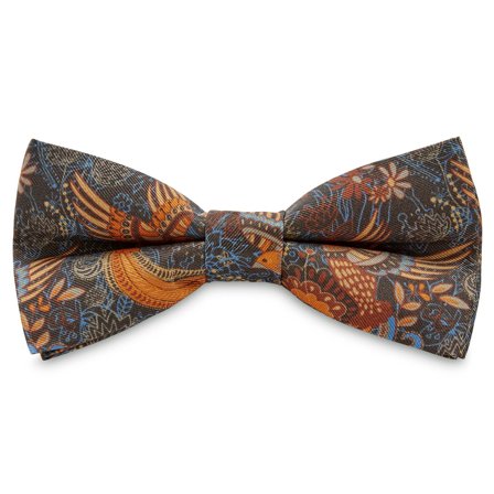 Bert Silk Boho Pre-Tied Bow Tie for Men - Pre-tied bow ties