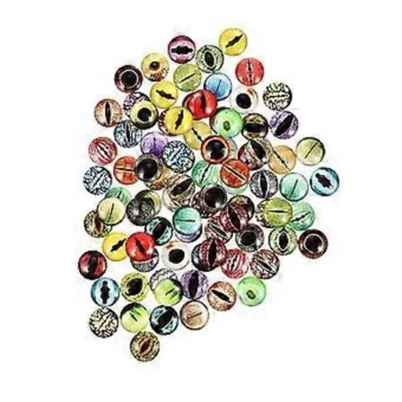 NY-100 stk DIY Briller Simulation Øjenklapper Legetøj Dukke Materiale Blandet Stil