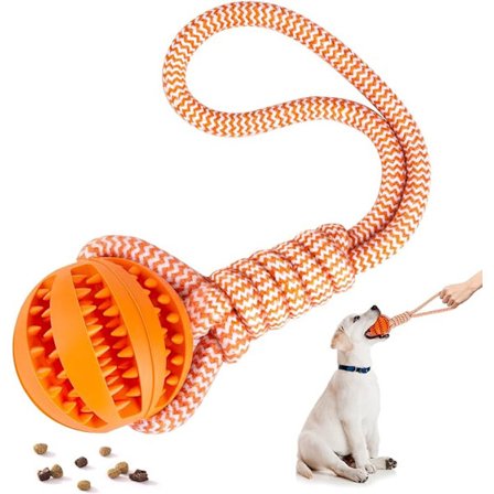 Hundboll Leksak, Hund Gummiball Leksak Rengör Tänder, Hund Tugga Boll DXGHC