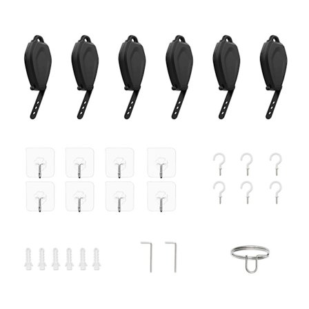 VR Kabelstyring Optrækkeligt Loft Pulley System Kompatibelt til Oculus Quest til Quest 2 til Rift til Rift S til Valve Index til HTC Vive