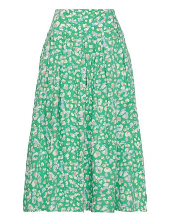 Curusha Skirt Knälång Kjol Multi/mönstrad Culture