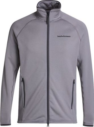 Peak Performance Men's Chill Light Zip Jacket Men Mid layer tops Grey XL
