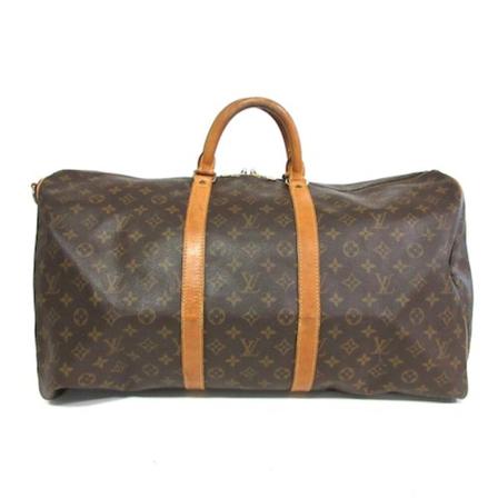 Louis Vuitton Vintage Pre-owned Fabric Keepall Brun, Herre Vintage Tasker, Størrelse: ONE Size