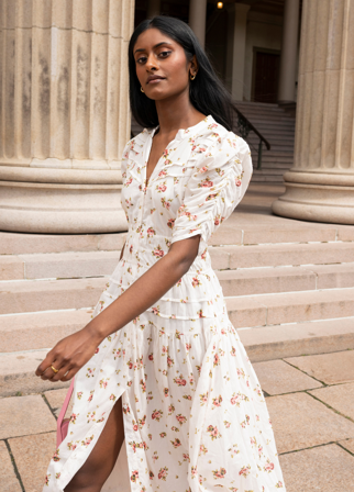 MISSMAYA - Fabienne Dress Rose - M