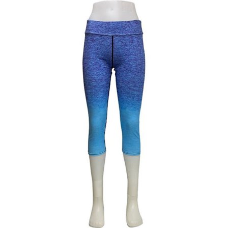 Blå Capri Leggings