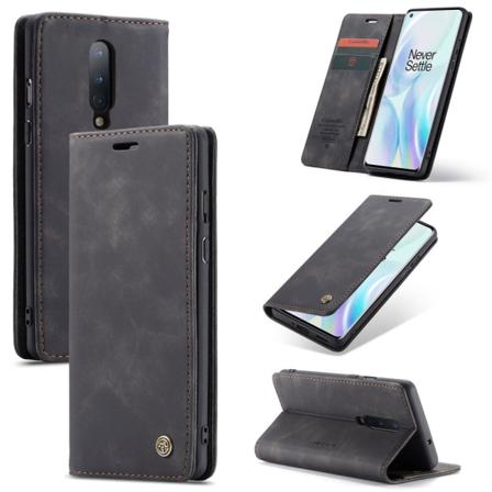 Oneplus 8 - Caseme Plånboksfodral - Svart Svart