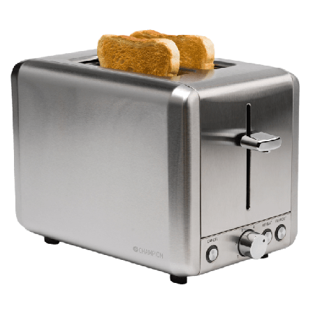 Champion Nordic Brödrost 2 Skivor Köksmaskiner Silver