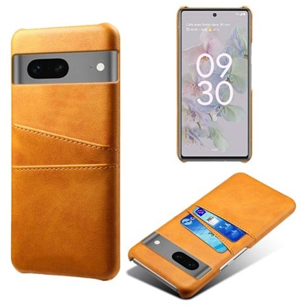 Dual Card Suojakotelo Google Pixel 7a - Oranssi