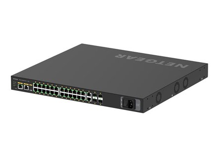 Netgear AV Line M4250-26G4XF-PoE+ - switch - 24 porter - Styrt - rackmonterbar
