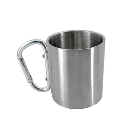 Vattenkopp Utomhus I Rostfritt Stål Camping Tekopp Mugg Picknickkopp Silver 200ml