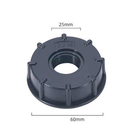 Slitstarka Ibc tankbeslag S60X6 Grovgängad cap Adapter Con