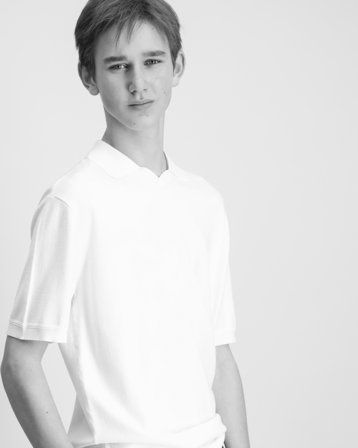 LMTD NLMHENNE SS KNIT POLO Weiß Pullover Jungen - Kids Brand Store