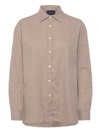 Lexington Clothing | Casual Cotton Flannel Solid Shirt | XS