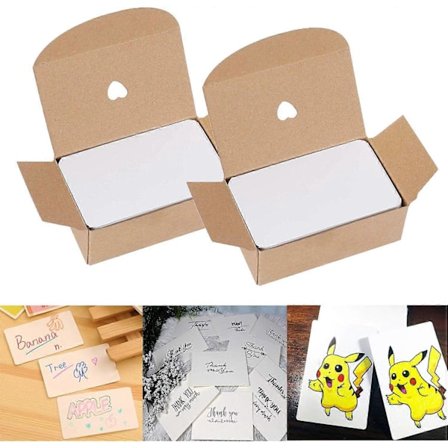 Blanke Kort, 200 stk. Hvide Memory Kort, DIY Graffiti Kort, til Hjem og Kontor