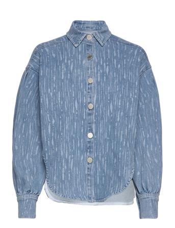 2Nd Rosalba Tt - Printed Denim Blue 2NDDAY