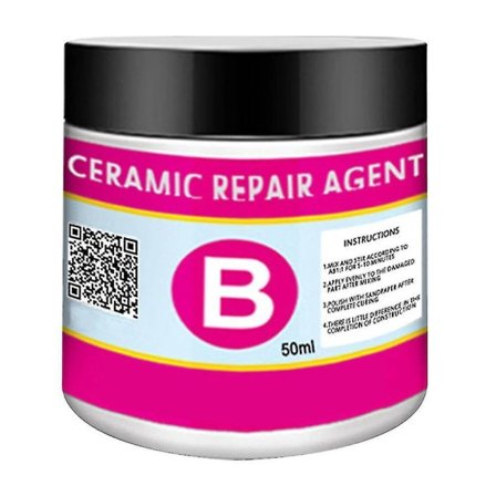 Keramisk Reparationspasta för Porslin, Dusch, Glasfiber, Kakel, Flis, Skrot, Borr, Hål