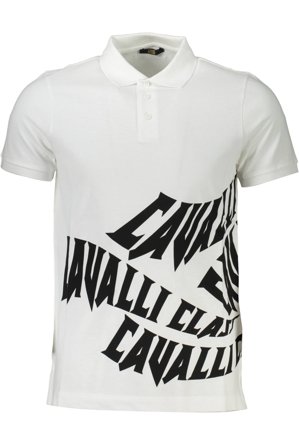 Cavalli Class Polo Maniche Corte Uomo Bianco