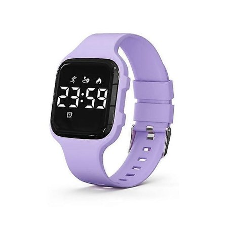 Barne klokke, sportsklokke med aktivitetsmåler, alarm, stoppeklokke, ingen app nødvendig og vanntett