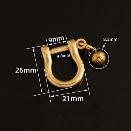 Karabinkrok D buestifter 9MMSTYLE 1 STIL 1