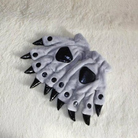 Pote Klø Handsker Handsker Vinter Sød Tyk Unisex Dyr Klø Hånd Handsker Cosplay Handsker Kostume Gave til Halloween Jul