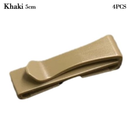 Molle Webbing Spenne Belteendeklips KHAKI 5CM