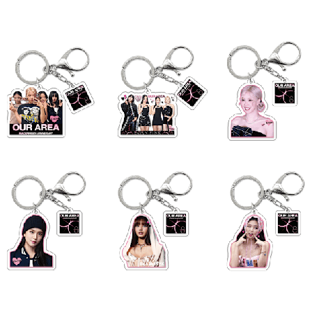 BlackP 8. vuosipäivä avaimenperä ROSE JISOO Jisoo Perifeerinen teline Työpöydän koristeet