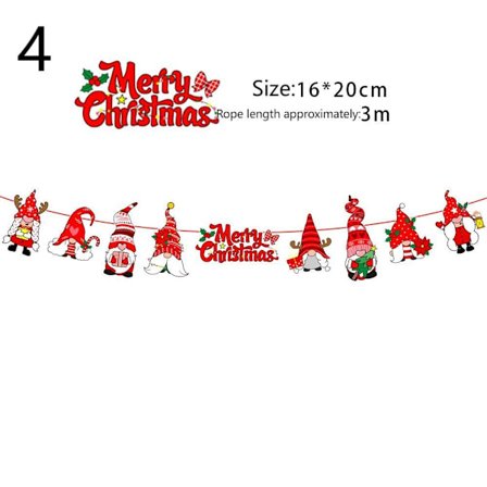 Julbanner Santa Claus Banner 4 4