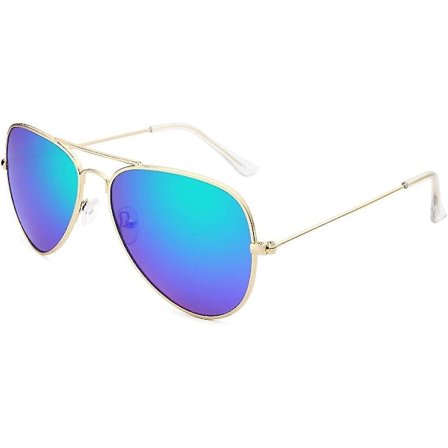 Solbriller for menn kvinner Aviator polariserte metall