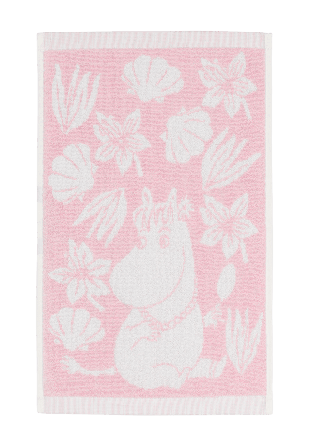 Arabia Mumin handduk 30x50 cm Badrum Rosa