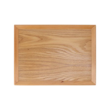 Rektangulær trebrett Multifunksjonelt serveringsbrett Frukt Mat Pizza Samling Utendørs 36,5x27cm