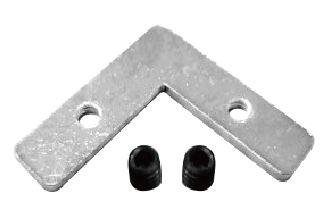 SYNERGY U-Profil zub ALU3535 Verbinder 90° waagrecht