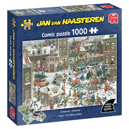 Jan Van Haasteren Puslespill Avgangshall 1000 Brikker