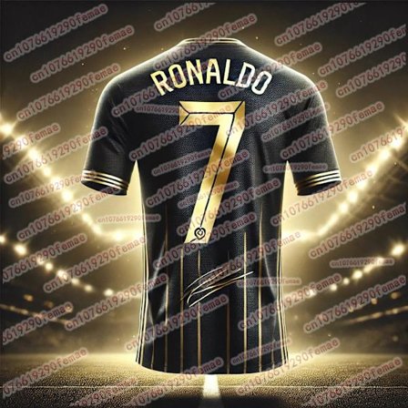 2026 Minneutgave Cristiano Ronaldo Fotballdrakt Lett Fan-trøye for Utendørs Trening og Sport