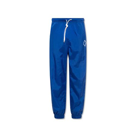 Marcelo Burlon, Track pants with logo Blauw, Heren, Maat:S