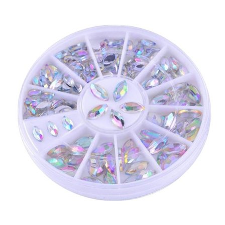 Strass Naglar Nagel Strass Nail art Strass Nail Art Dekoration Strass Nail art Tillbehör Strass