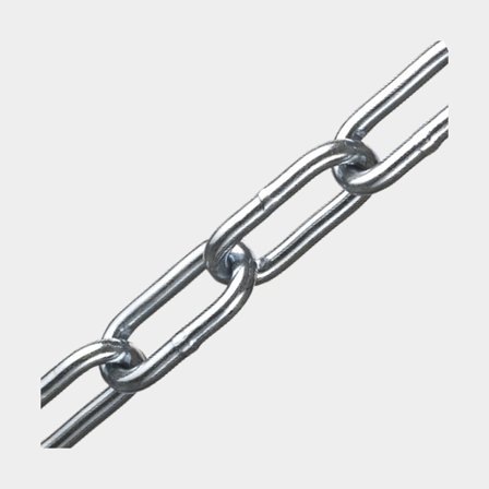 Kätting Långlänkad 10mm DIN763 100m