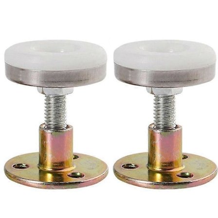 2 stk. Justerbar Gevind Anti-Ryste Sengeramme Teleskopisk Rum Væg Støtteværktøj