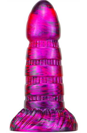 Metallic Fantasy Dildo Torff Purple/Black 19cm Dragon dildo - Blushme.se