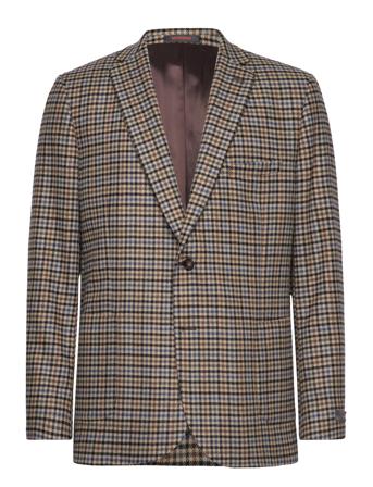Archie Check Blazer Suits & Blazers Blazers Single Breasted Blazers Kakigrønn Morris*Betinget Tilbud