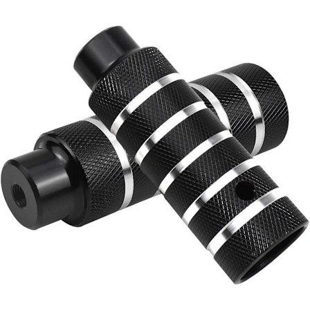 2 stk. skridsikre BMX-pedaler i aluminiumlegering, cykelpedal, cylindriske fodstøtter til BMX-cykler, BMX-cykelstunts til børn og voksne