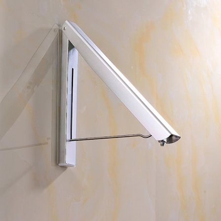 1 stk sølv klesskap arrangør, original sammenleggbar klesstativ, S