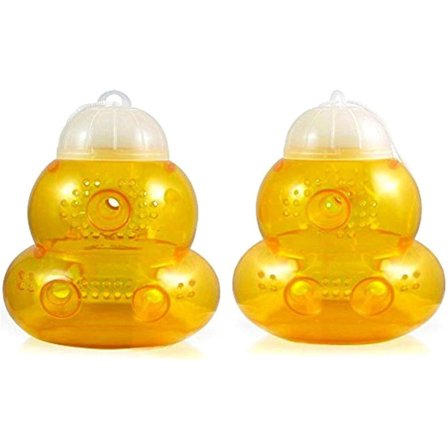 Getingfälla/Hängande getingfälla (2 set) - Naturlig och